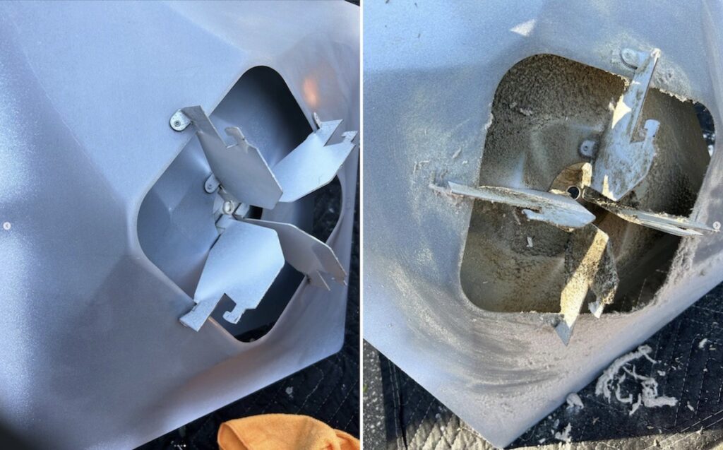Before and After of Duct