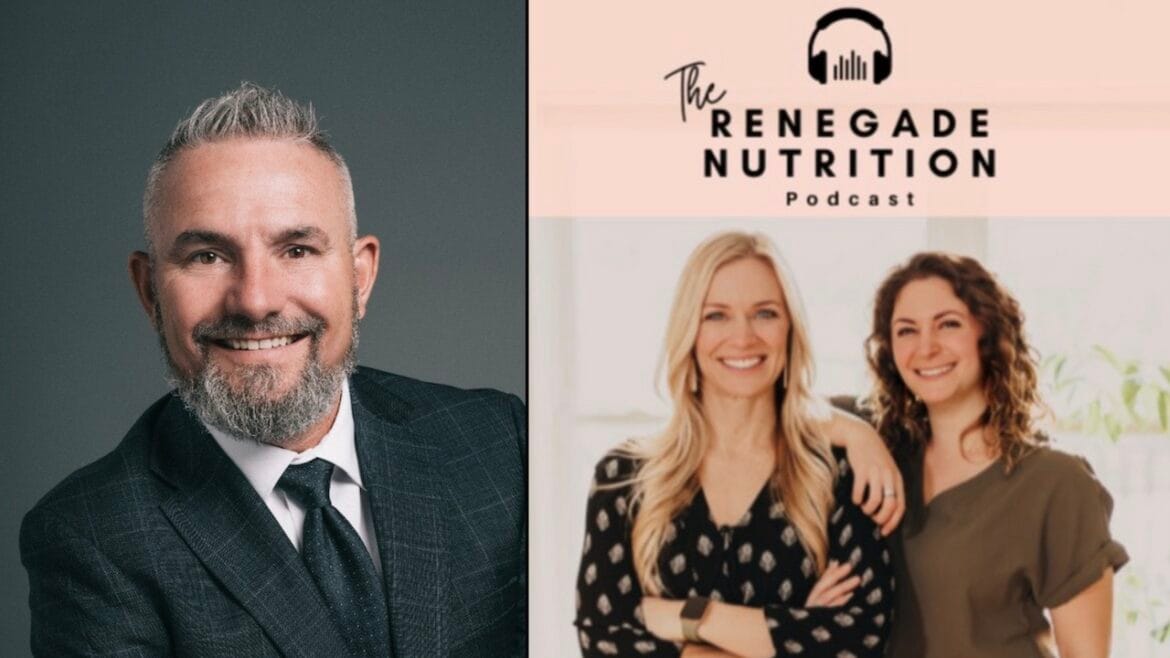 Brandon Faust on The Renegade Nutrition Podcast Brandon Faust at left, Hosts of The Renegade Podcast at right.