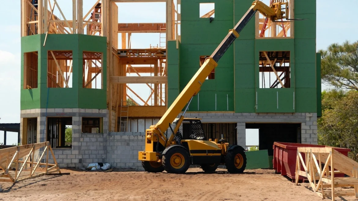 new-house-building New home under construction