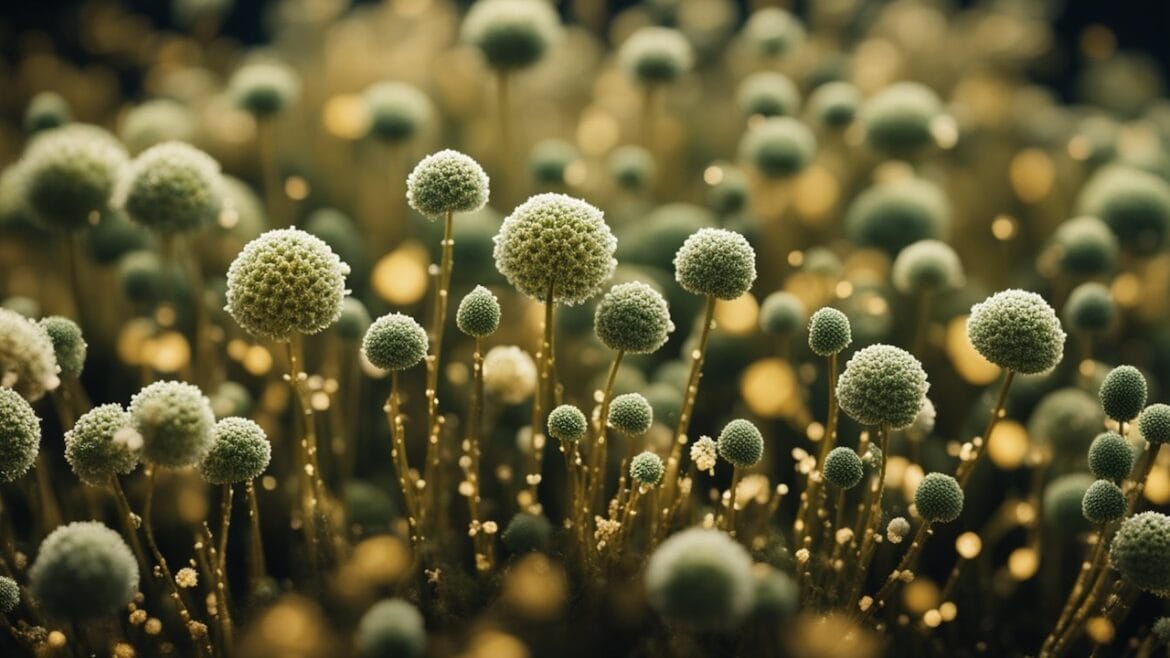 a computerized rendering of mold mycotoxins